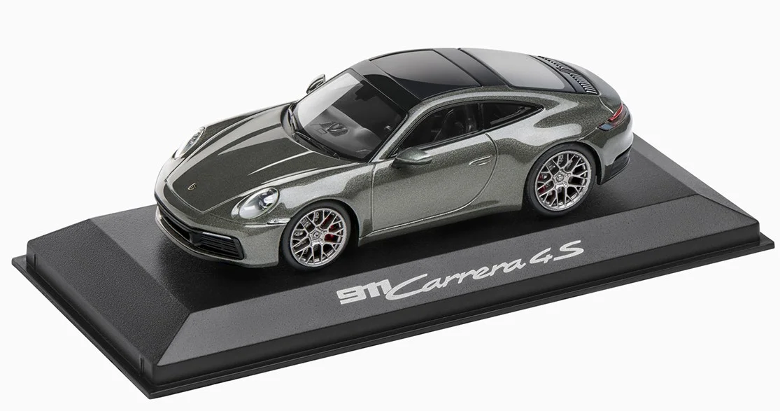 Miniatura em escala 1:43 de um Porsche 911 antigo